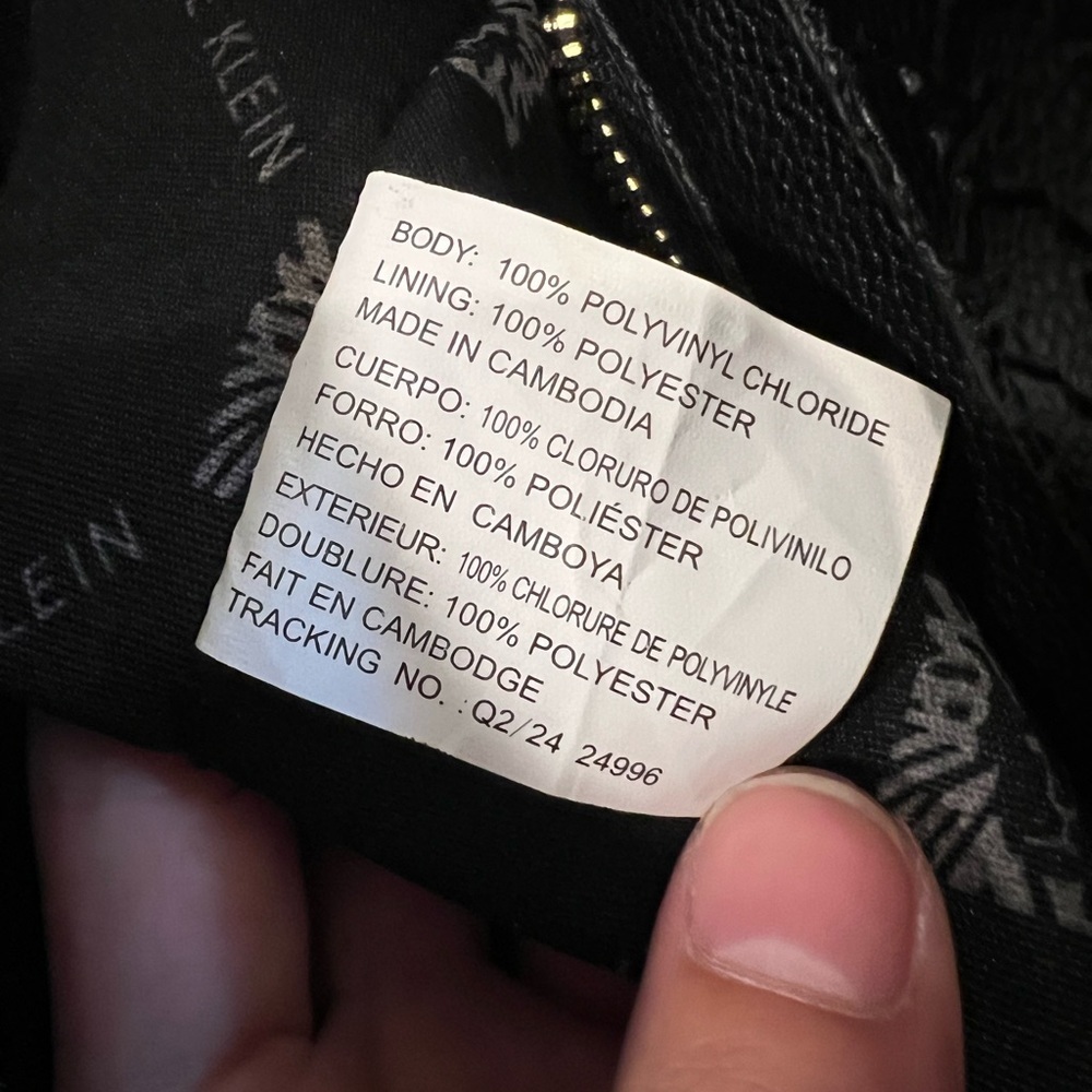 Anne Klein Black Textured Satchel - Picture 4 of 6